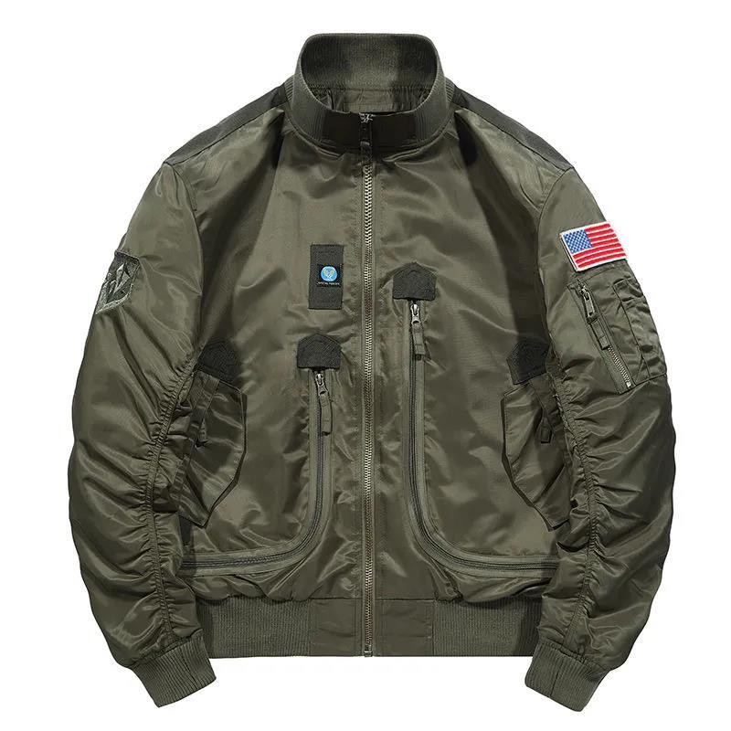 Flieger-Bomberjacke | Thermofutter und Utility-Taschen