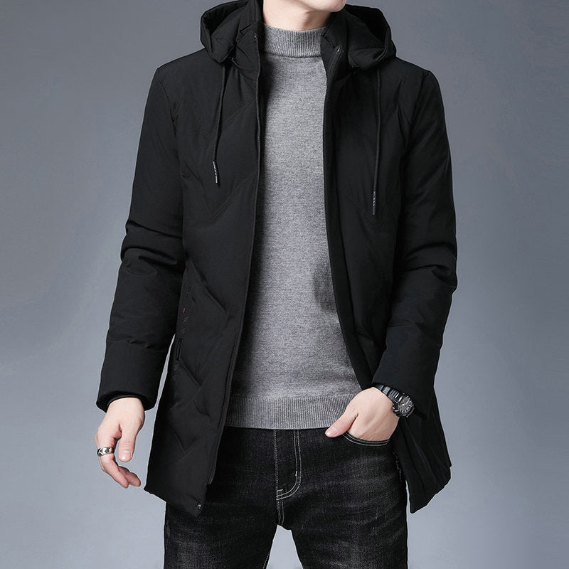 Herren-Kapuzenjacke | Lange Ärmel und Taschen
