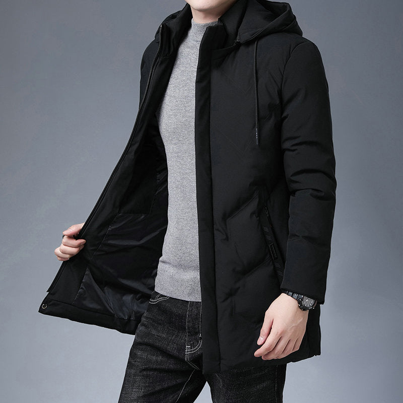 Herren-Kapuzenjacke | Lange Ärmel und Taschen