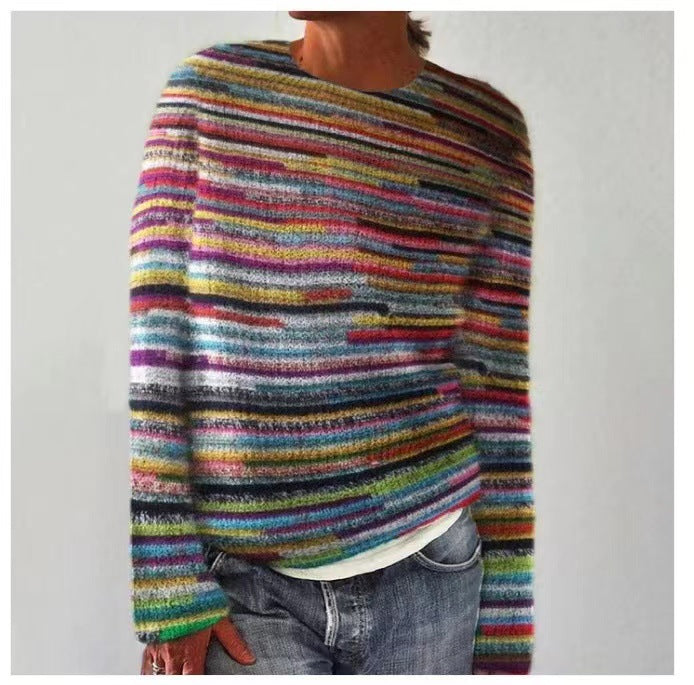 Scarlett – Pullover mit Retro-Muster, Ansicht 1