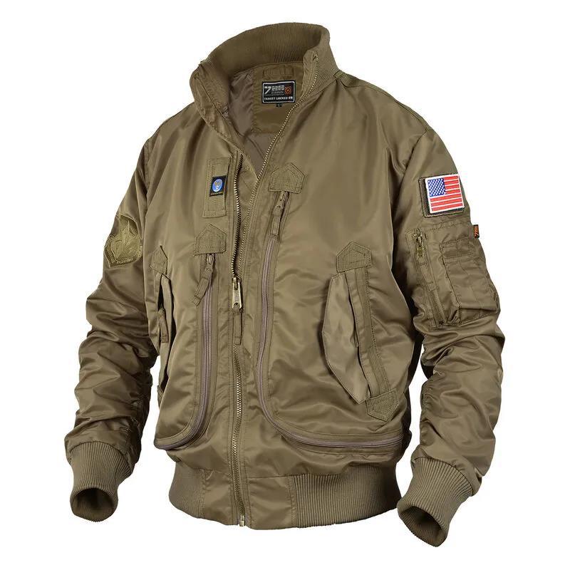 Flieger-Bomberjacke | Thermofutter und Utility-Taschen