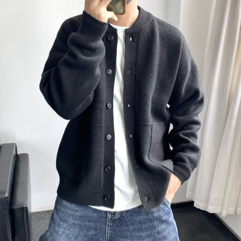 Harry | Eleganter weich Pull Cardigan – Bild 4