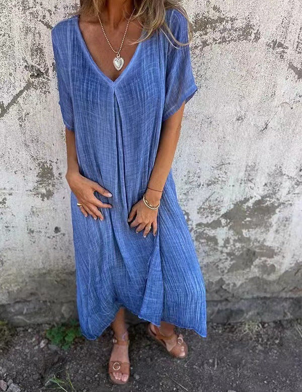 Maria-Elena | Vielseitiges, locker geschnittenes Midikleid
