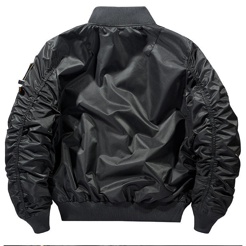 Herren-Bomberjacke | Fliegerstil mit mehreren Taschen - Dunkelblau