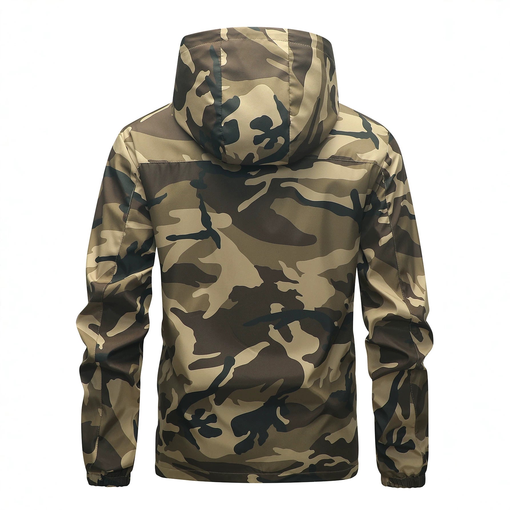 Herren-Camouflage-Jacke | Kapuze und Taschen