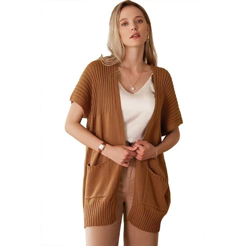 Cameron | Leicht Open-Front Strickcardigan – Bild 5