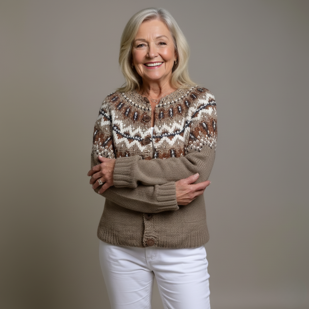 Adeline | Vintage-Icelandic Cardigan – Bild 3