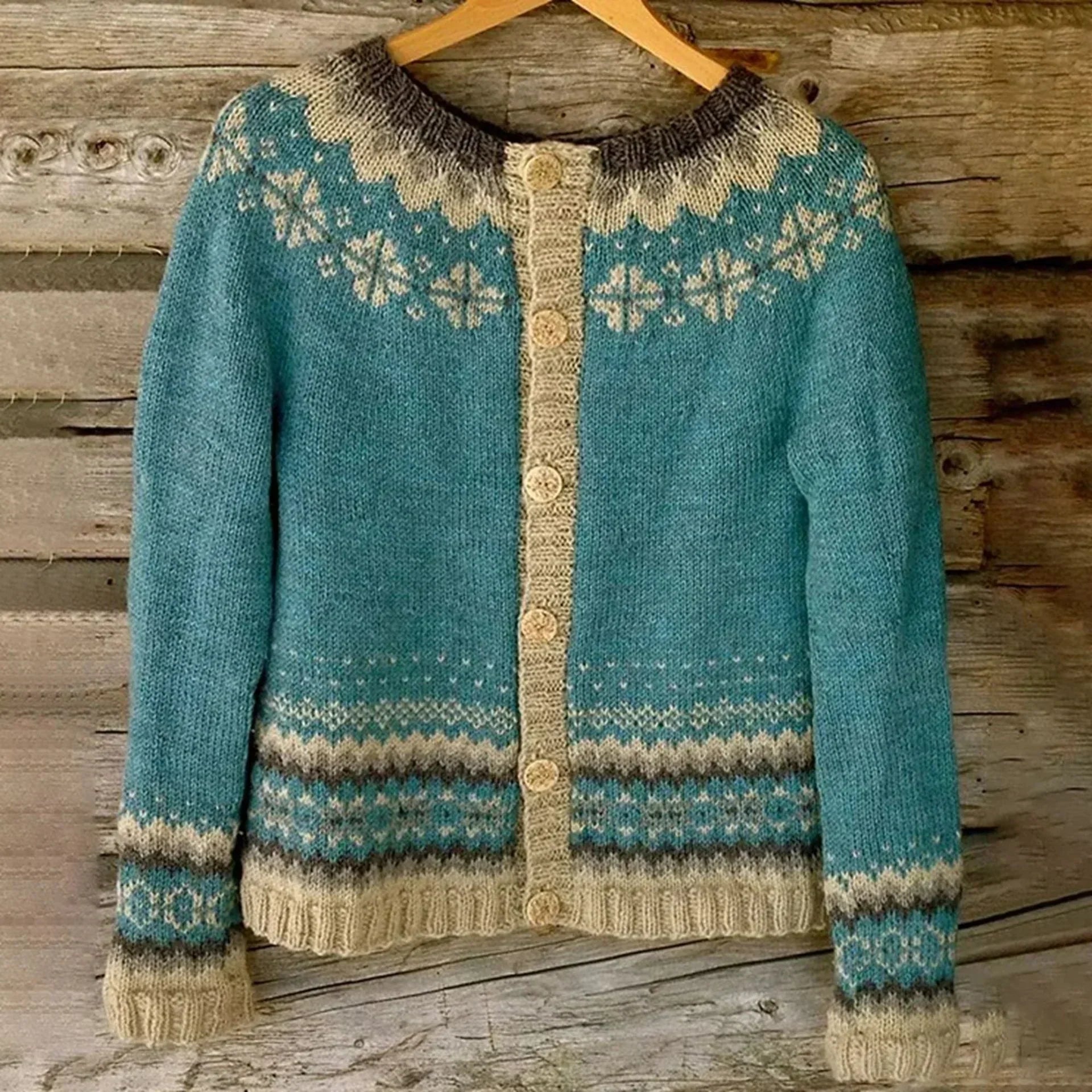 Bianca | Klassisch Damen Cardigan – Bild 4