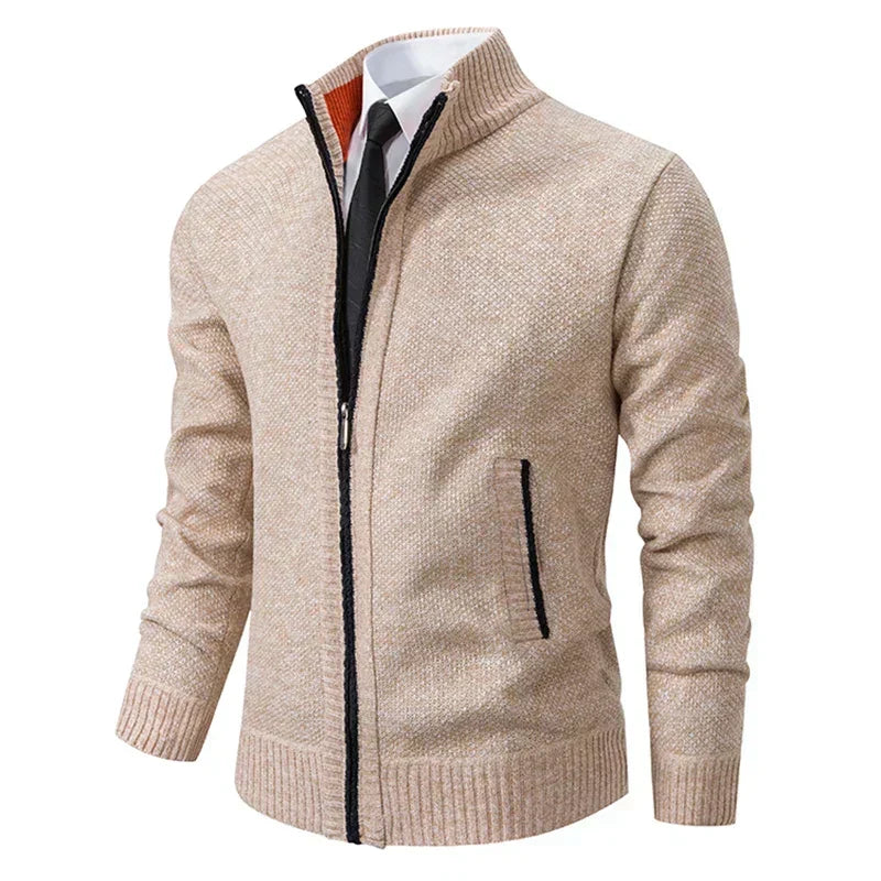 Alexandru-Victor – Premium Weste mit elegantem Design – Beige – Bild 1