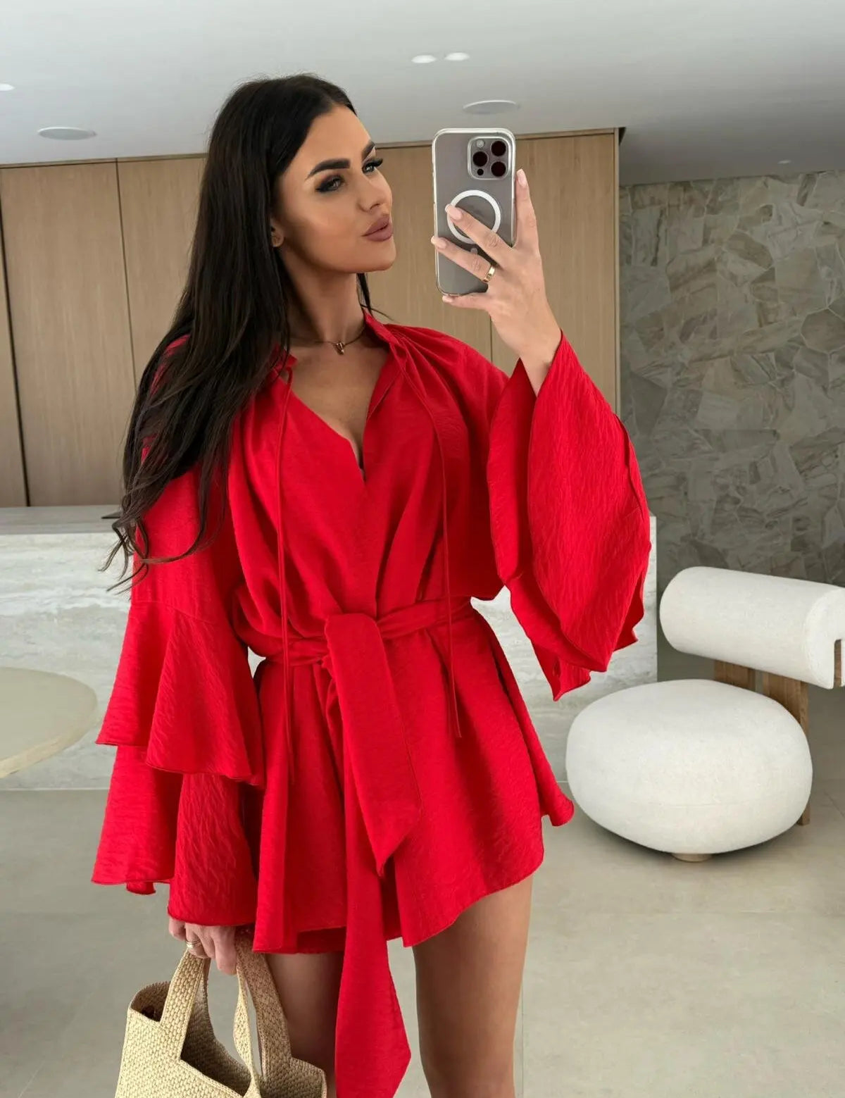 Ramona – Hemdblusenkleid mit Gürtel – Bild 5