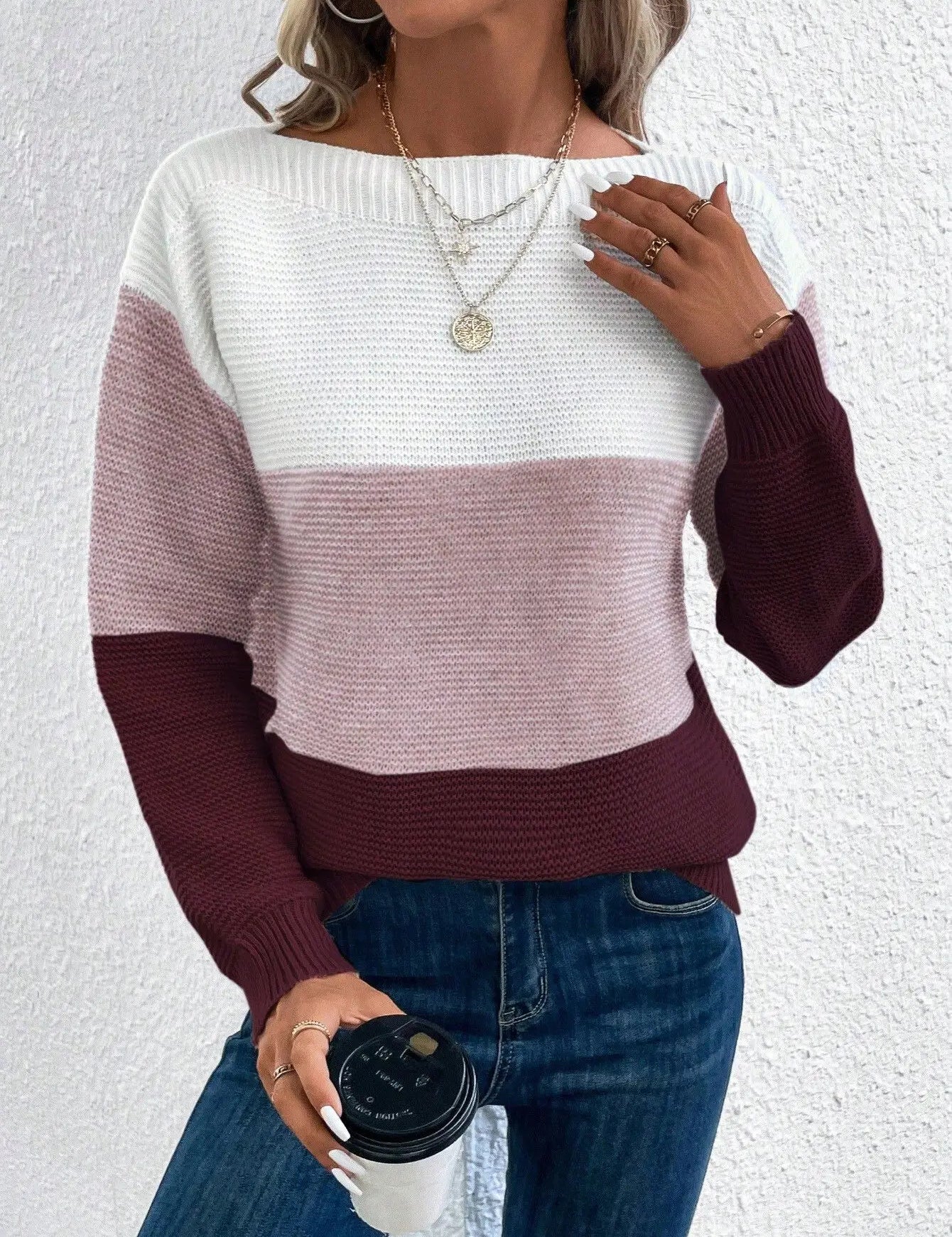Gabriela-Maria – Klassischer weicher vielseitiger Pullover – Bild 2