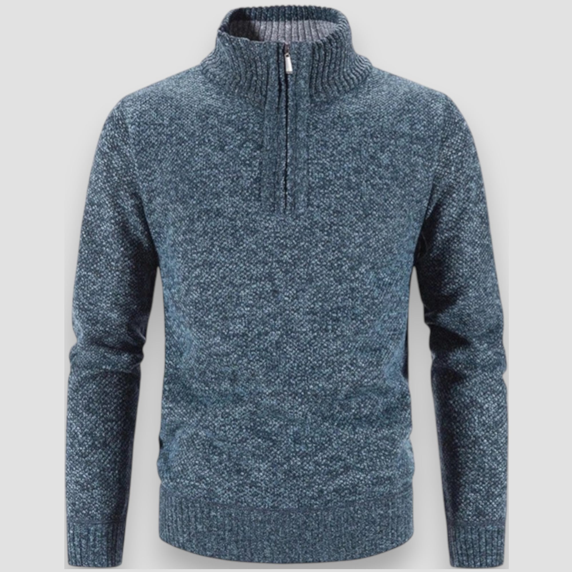 Leontin – Half Zip Pullover – Blau – Bild 1