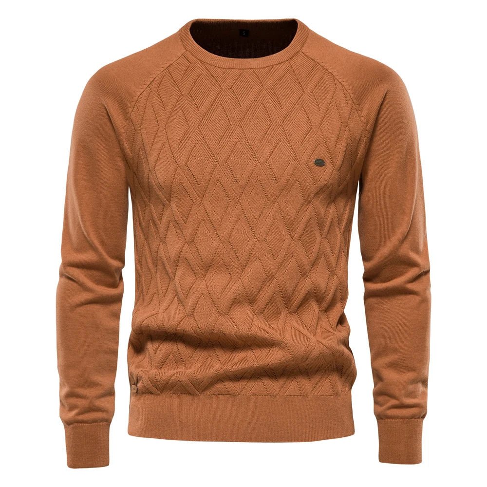 Petru – Herrenpullover mit Rautenmuster – Bild 5