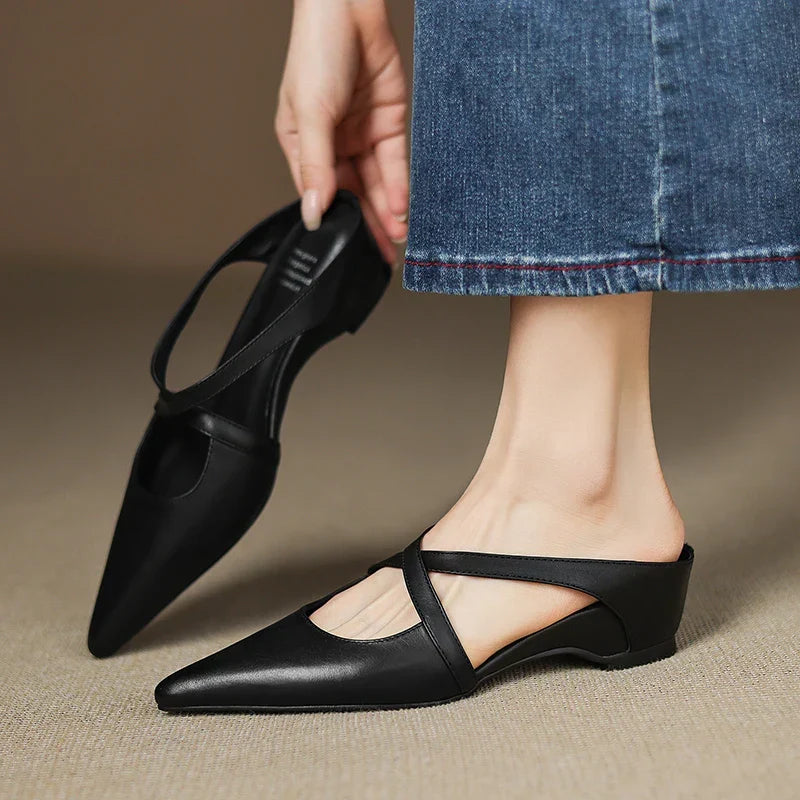Oana | Klassische Premium Mules Vielseitig