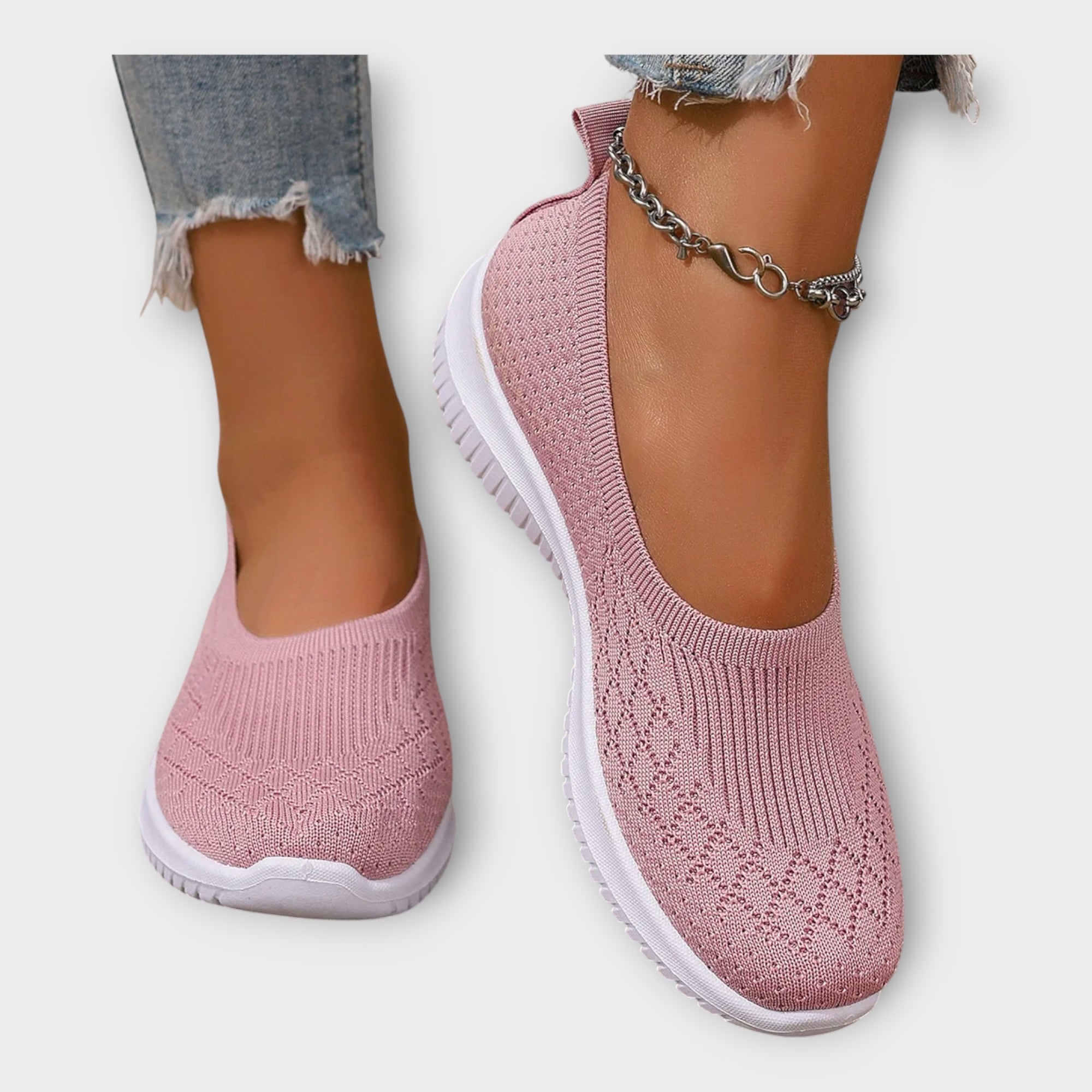 Maria-Simona | Geflochtene Ballerinas mit rutschfester Sohle