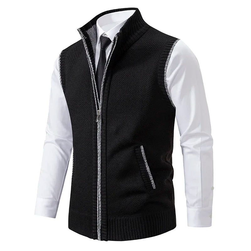 Alexandru-Daniel – Premium Weste mit elegantem Design – Dunkelgrau – Bild 1