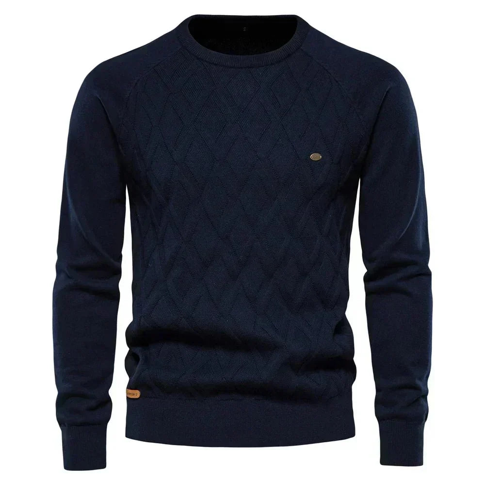 Petru – Herrenpullover mit Rautenmuster – Bild 6