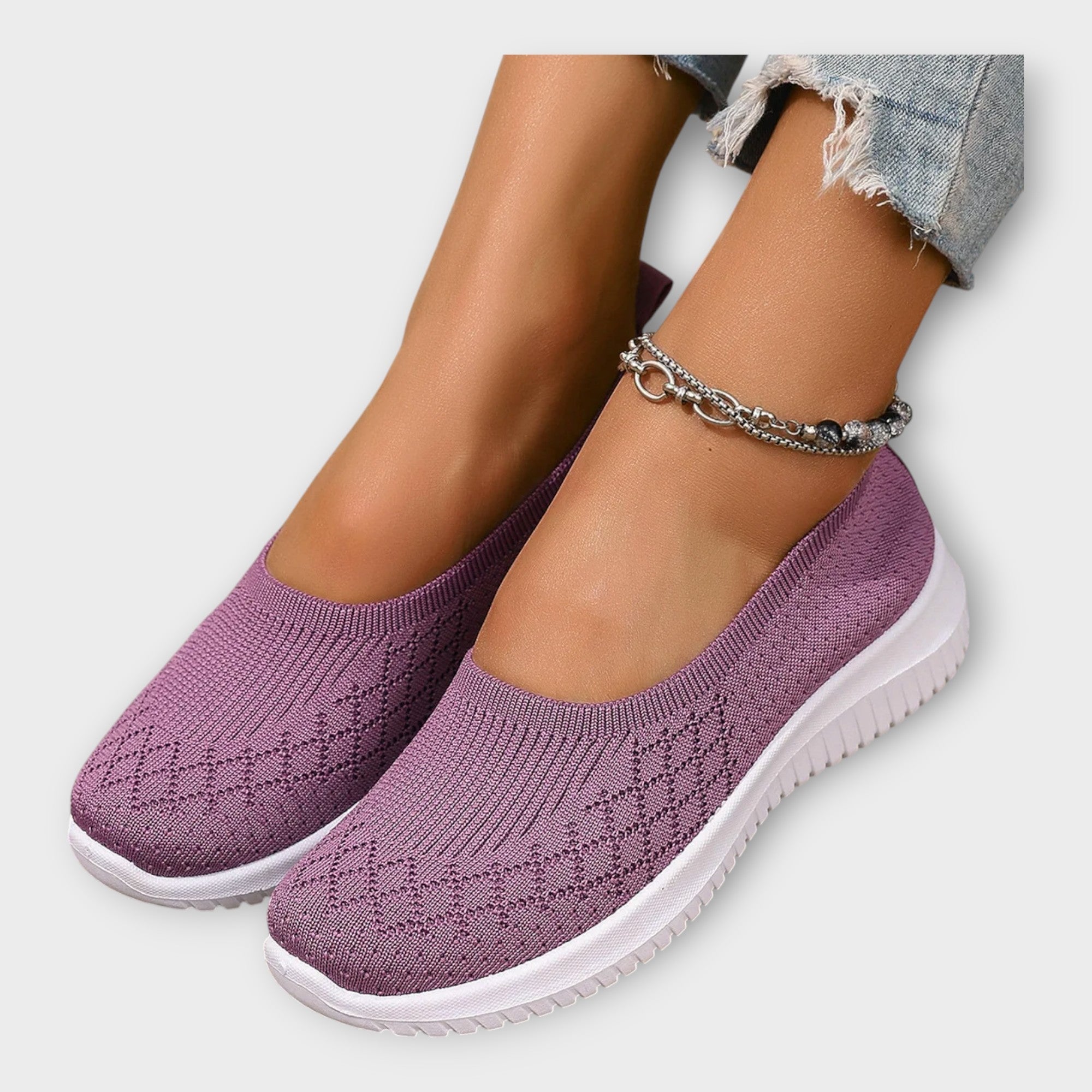 Maria-Simona | Geflochtene Ballerinas mit rutschfester Sohle