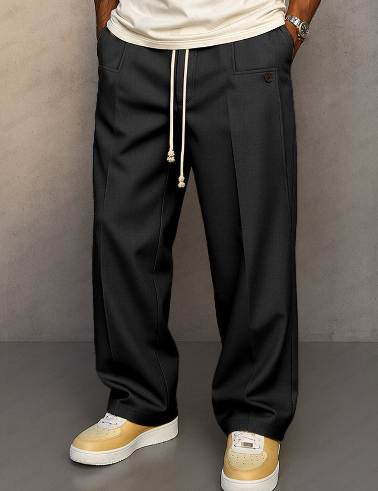 Andrei-Victor | Elegante Hose mit Schnürzug