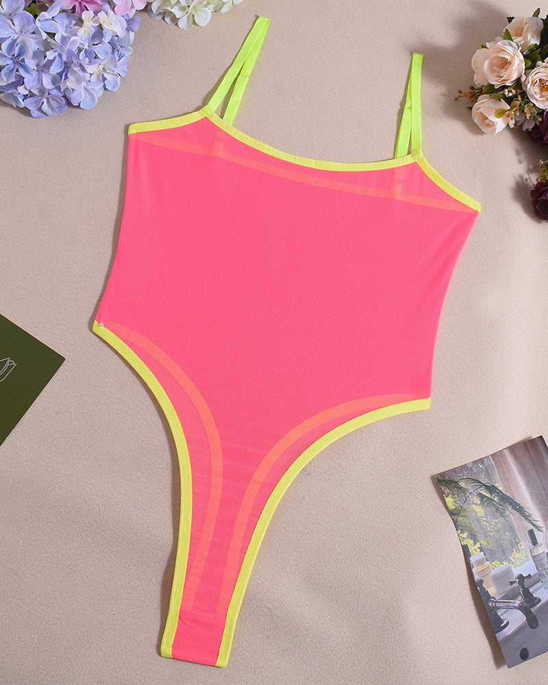 Tania | Transparenter Mesh-Body