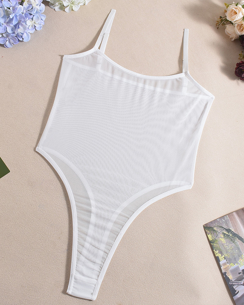 Tania | Transparenter Mesh-Body