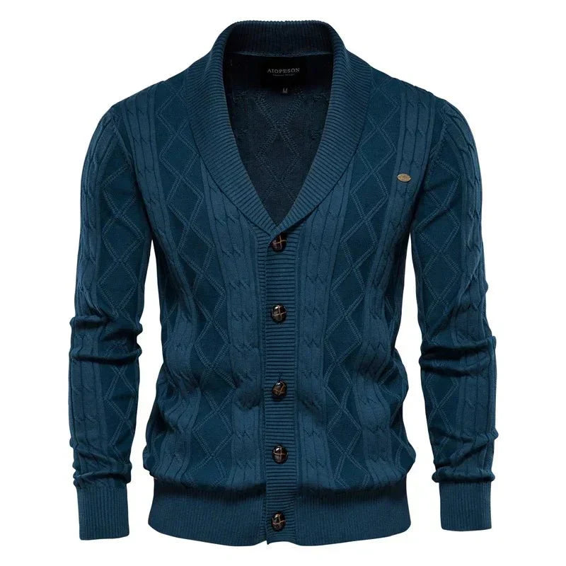 Sandu – Herren Cardigan mit Knöpfen – Bild 2