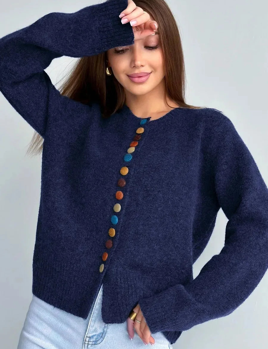 The Noelle | BUTTON-ACCENT Cardigan – Bild 4
