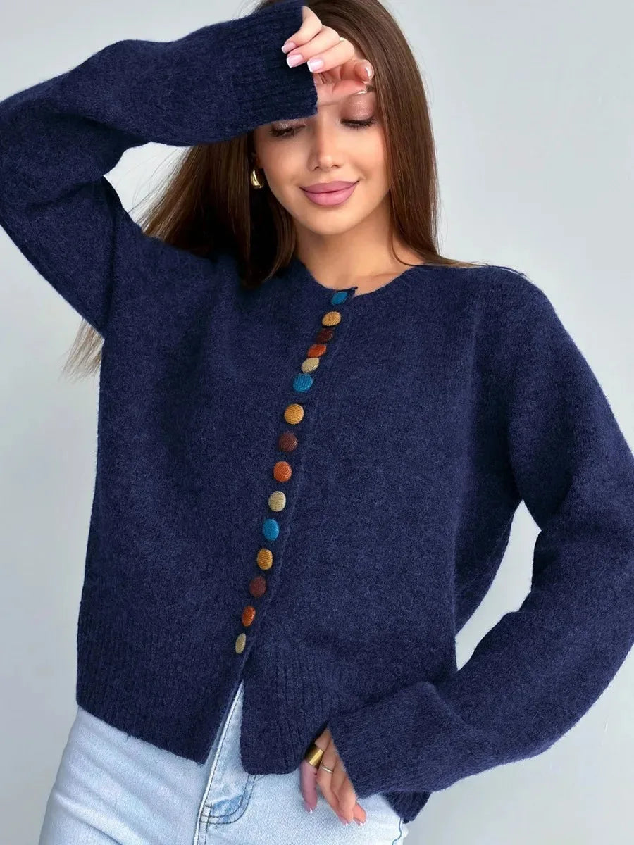 The Noelle | BUTTON-ACCENT Cardigan – Bild 4