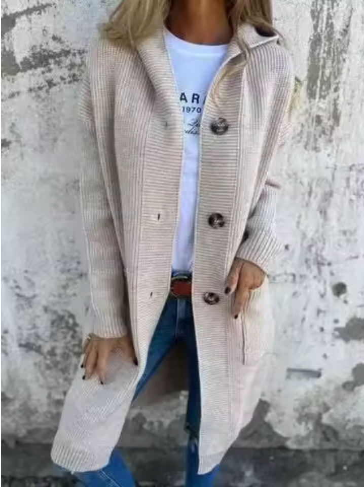 Heidi | Langer lässiger Cardigan – Bild 2