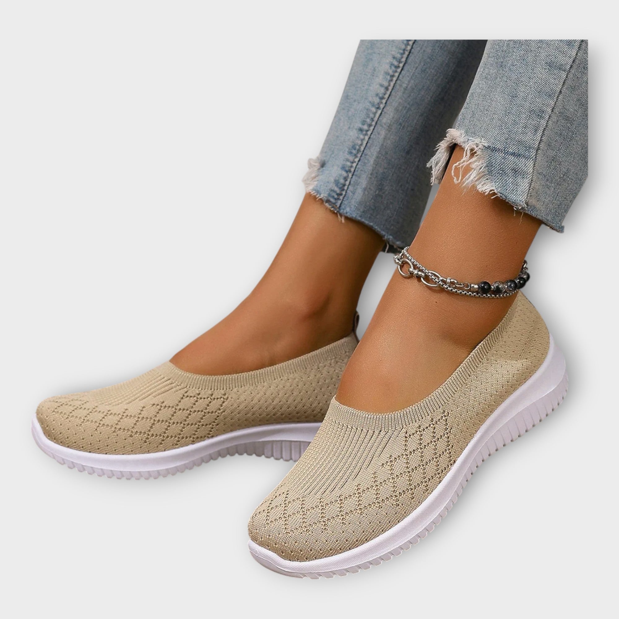Maria-Simona | Geflochtene Ballerinas mit rutschfester Sohle