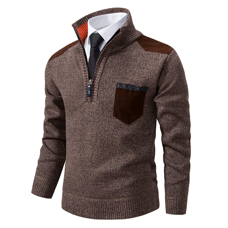 Alexandru-Radu – Premium-Weste mit elegantem Design – Braun – Bild 1