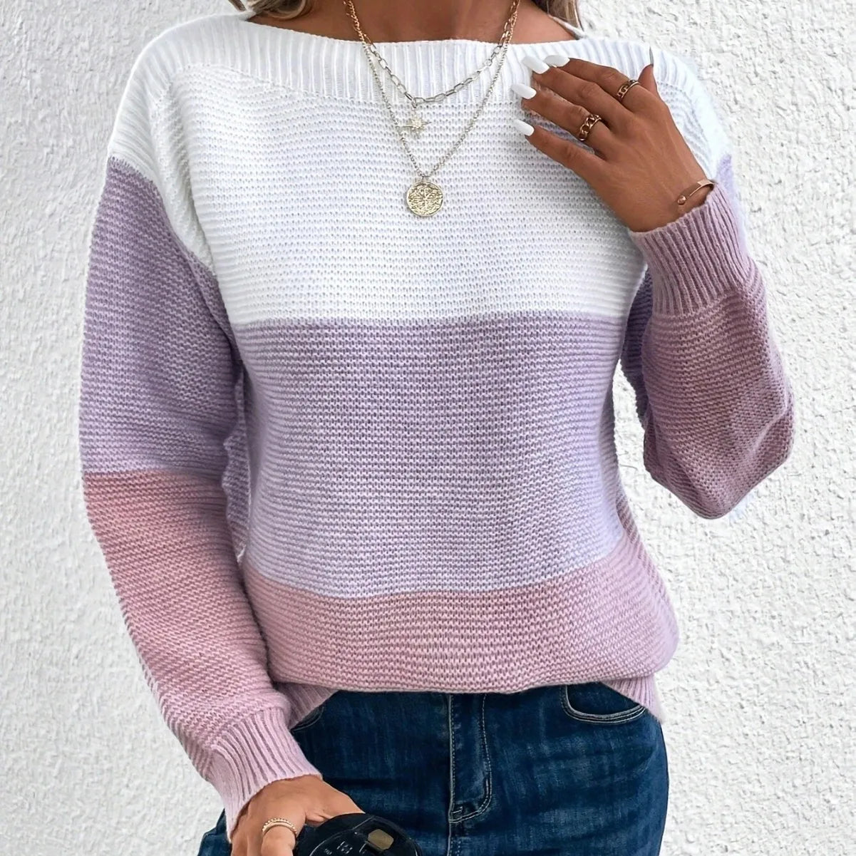 Gabriela-Maria | Klassischer weicher vielseitiger Pullover