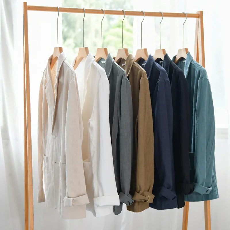 Terraner | Button-Down Blazer with Pockets Weiß