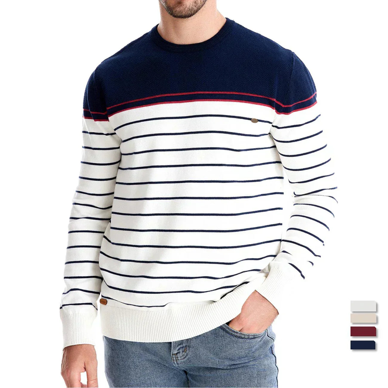 Octavian – Robuster Vielseitiger Herrenpullover – Bild 4
