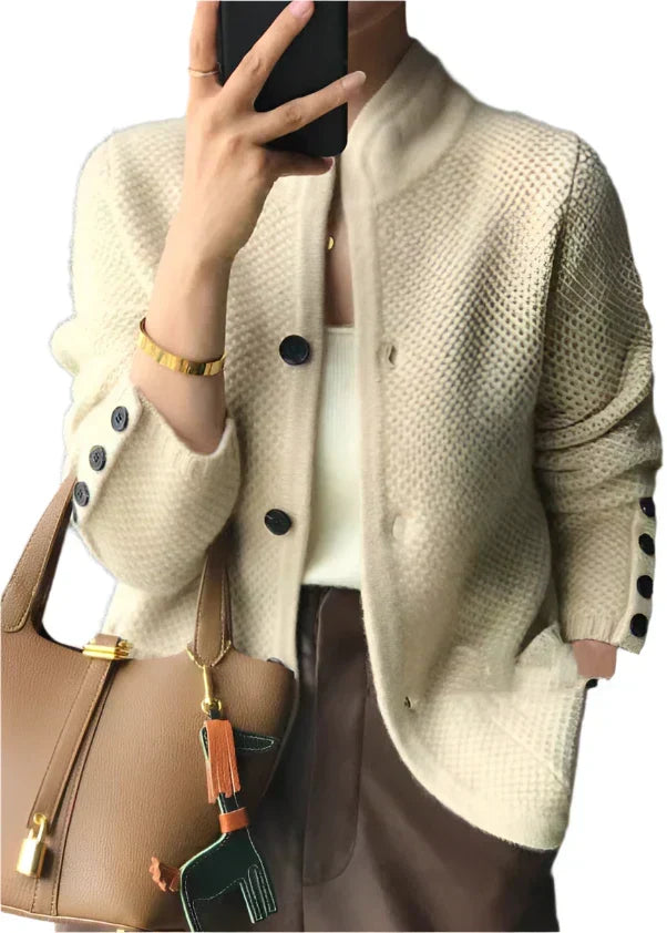 Alissa | Stylish kuschelig Cardigan – Bild 1