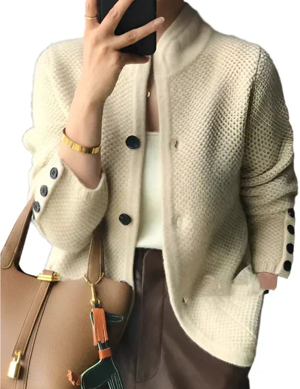 Alissa | Stylish kuschelig Cardigan – Bild 1