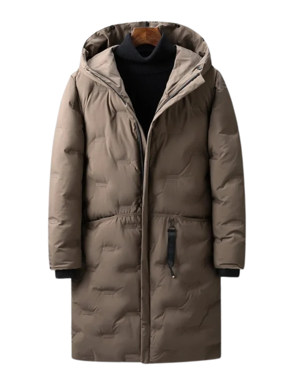 Long Winter Jacket Khaki