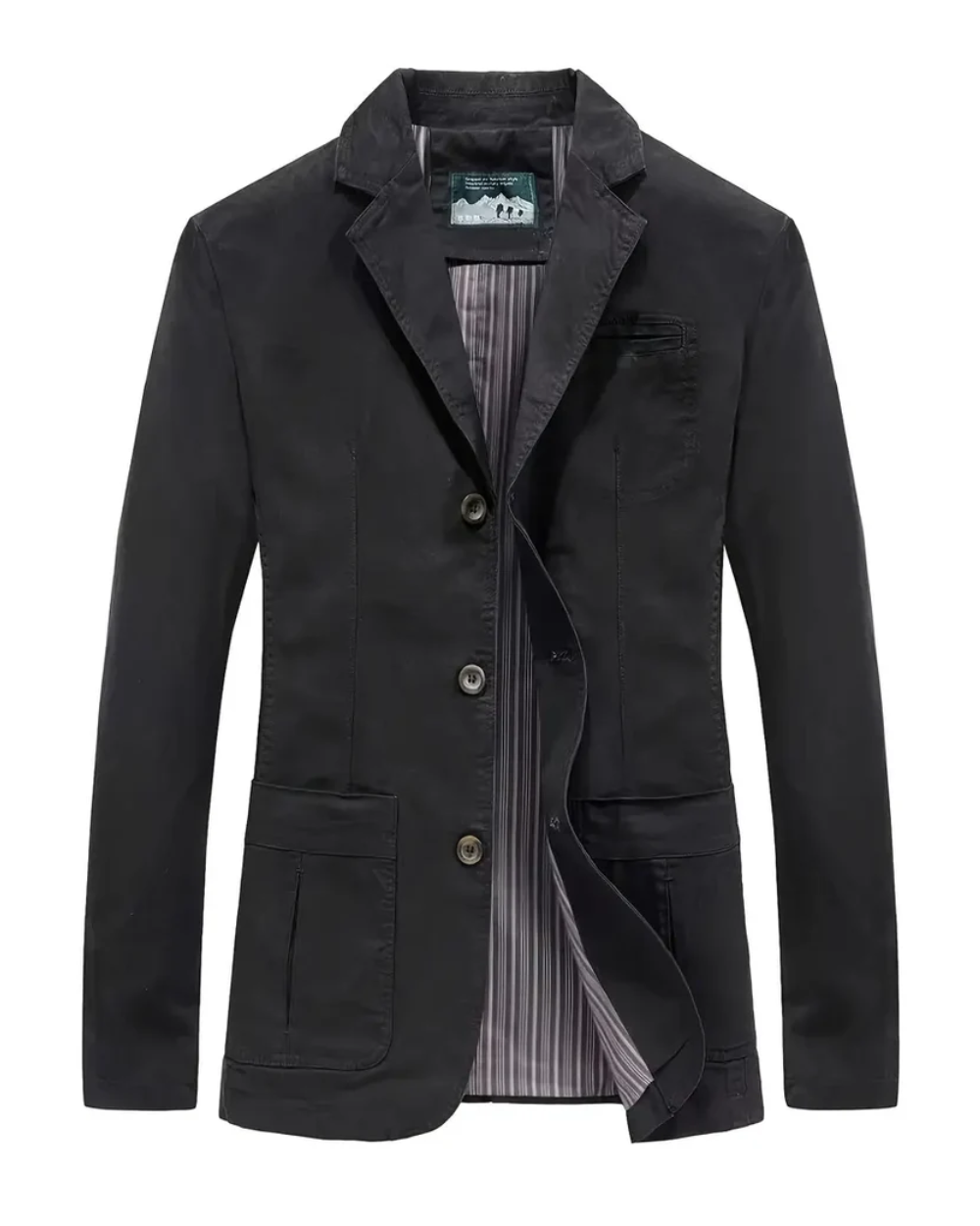 Casual Men's Jacket Schwarz