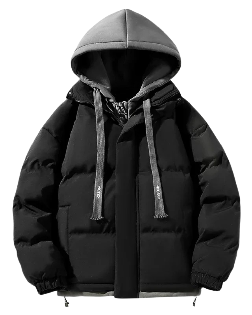 Casual Puffer Jacket Beige