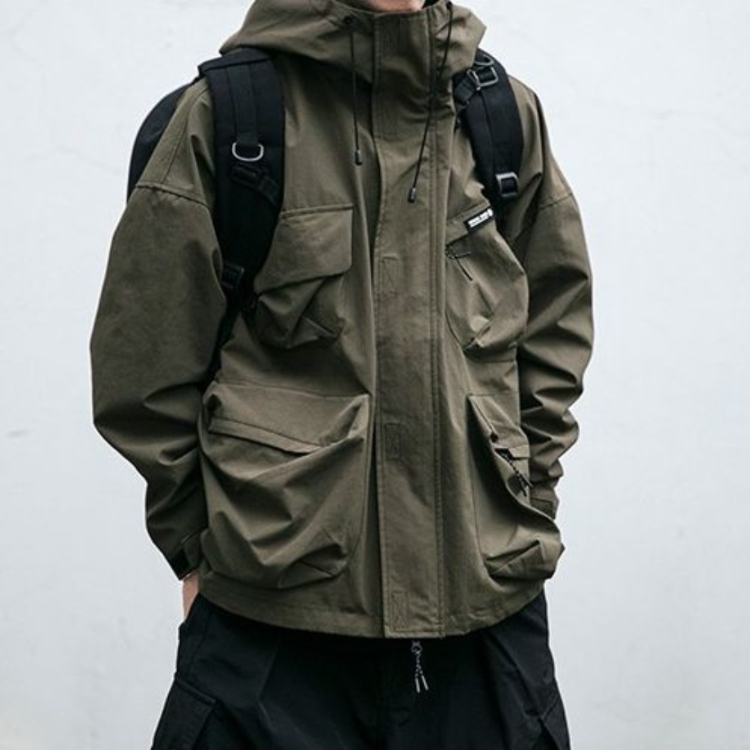 Hans | Technische Outdoorjacke - Grün