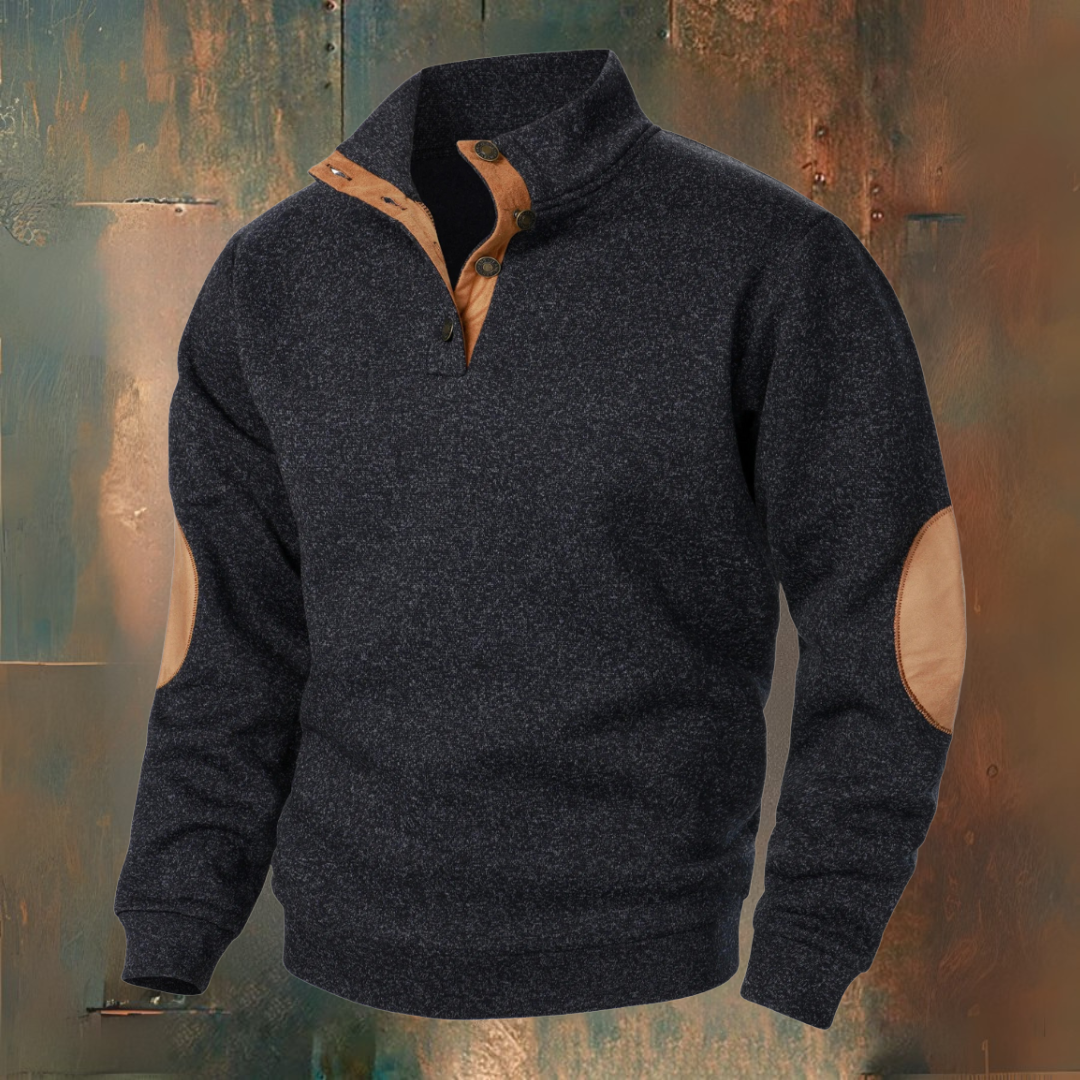 Alexandru-Mihai – Dominik I Herbstpullover – Schwarz – Bild 1