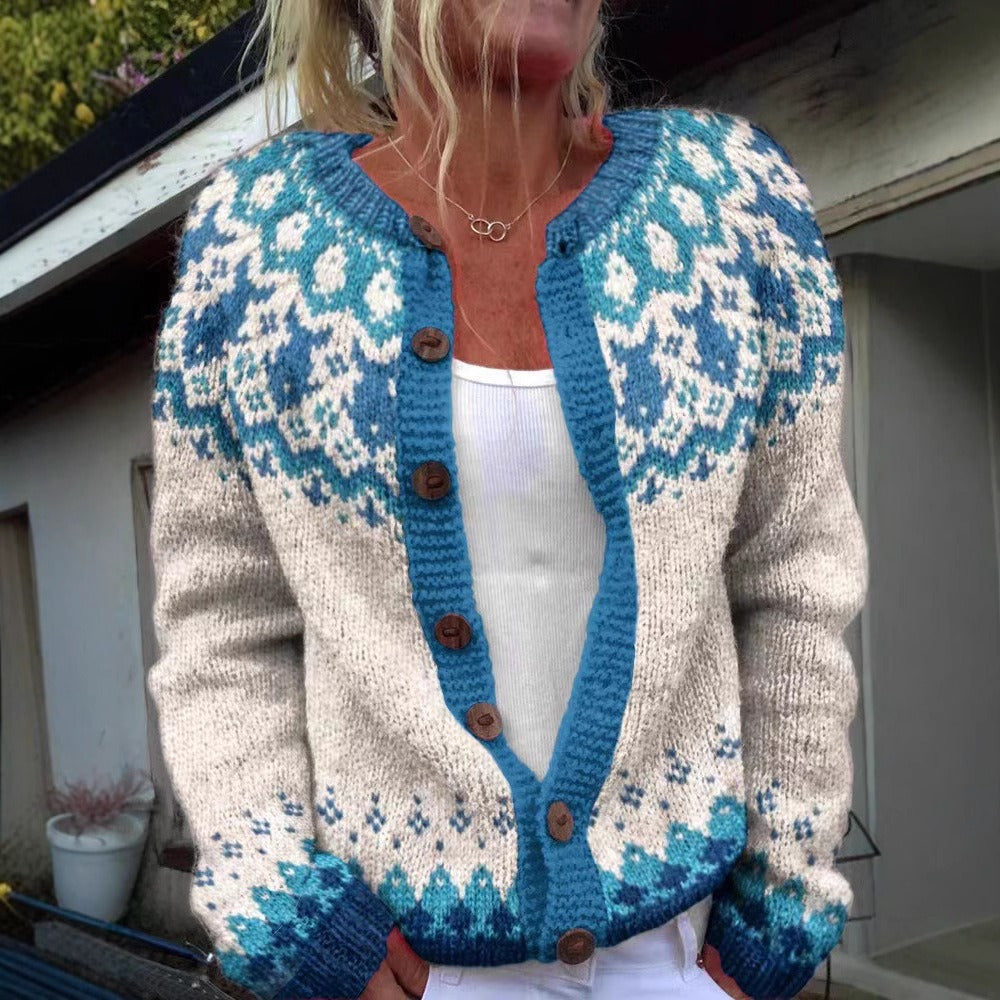 Eva | Vintage-Handcrafted Icelandic Cardigan – Bild 3