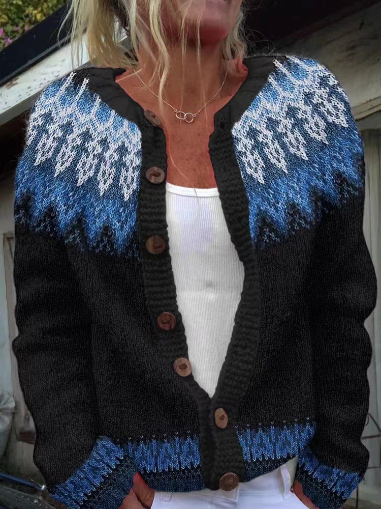 Helen | Vintage-Handcrafted Icelandic Cardigan – Bild 3