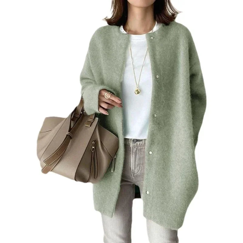 Strickjacke für Damen, locker geschnitten
