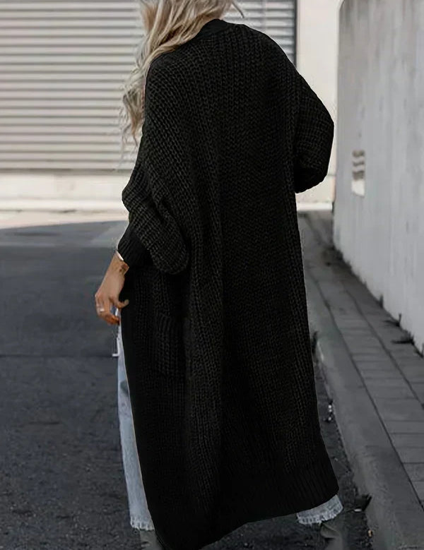 Stela | Lange Strickjacke mit elegantem Design