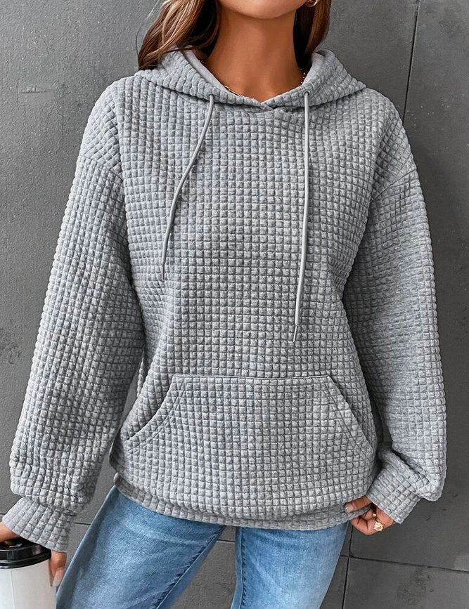 Ina | Vielseitiger schicker strukturierter Hoodie