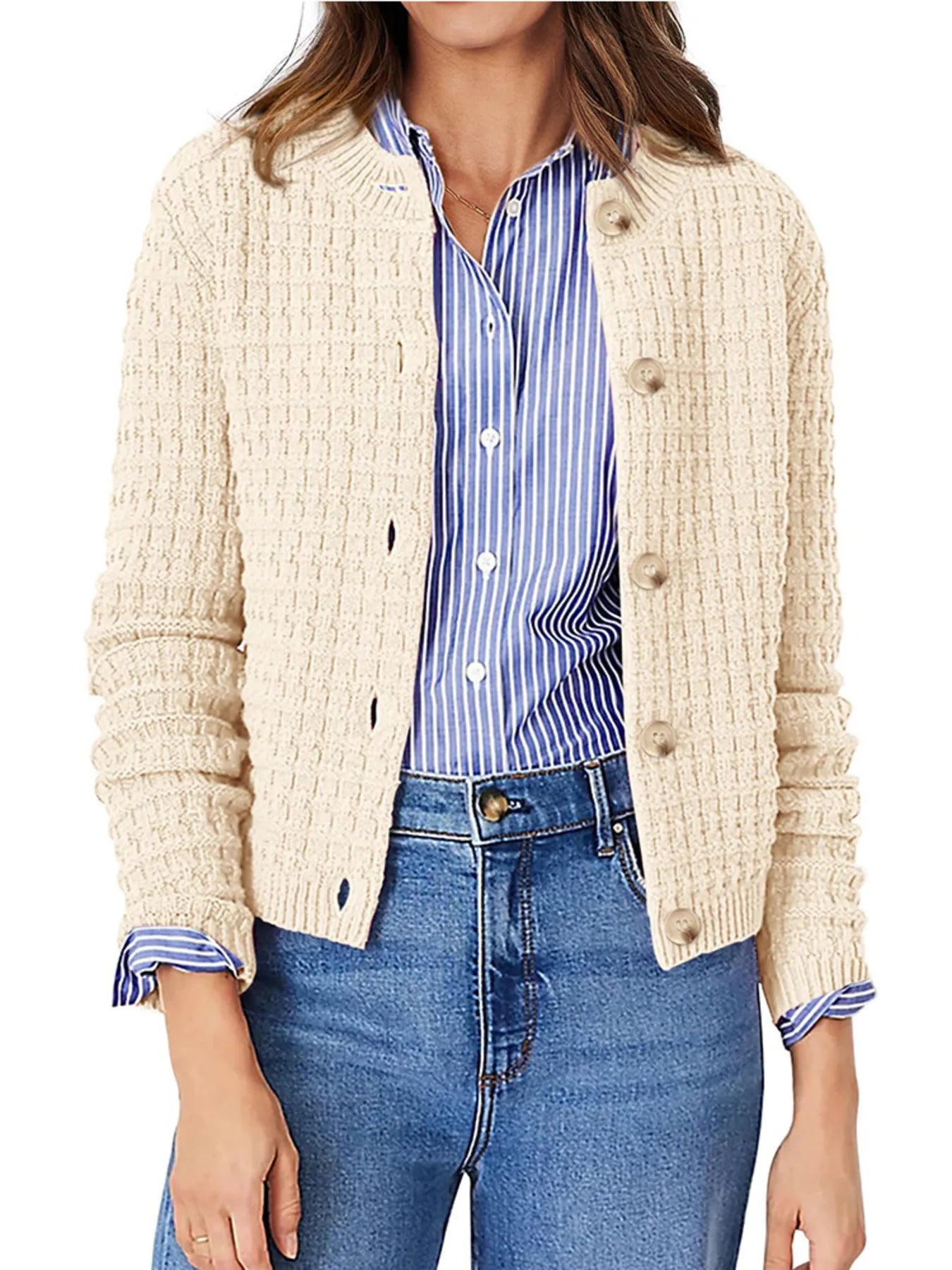 Harper | Cardigan mit Knopfleiste – Bild 7