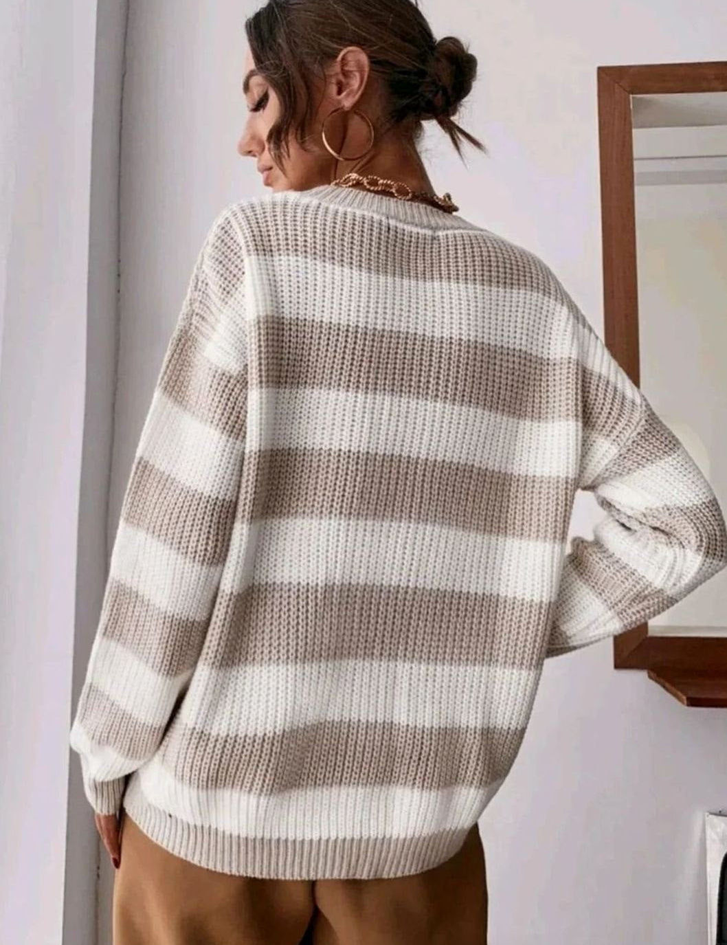 Adelheid | Strickpullover mit Blockstreifen – Bild 6
