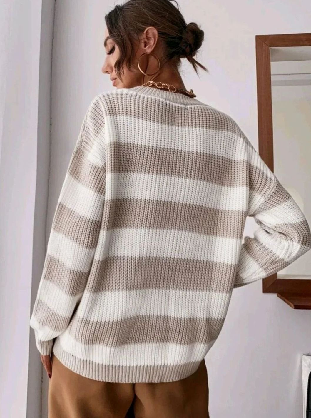 Adelheid | Strickpullover mit Blockstreifen – Bild 6