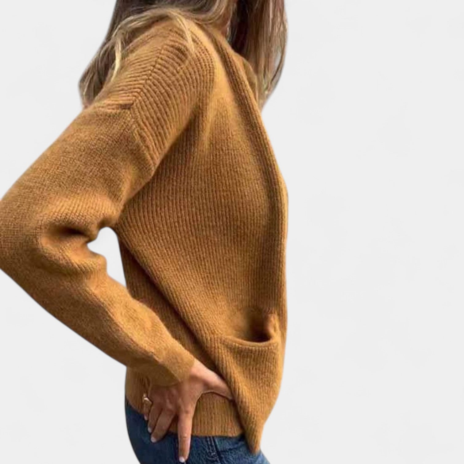 Aino - cardigan tricotat cu croială elegantă - imagine 5
